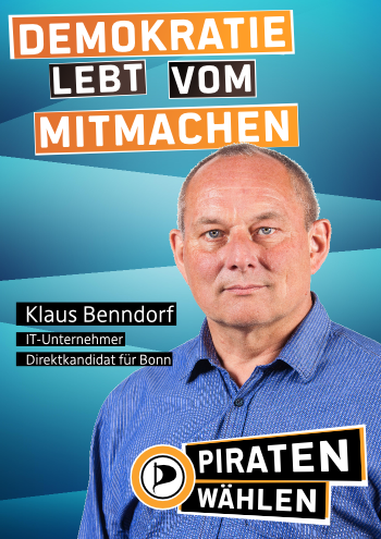 Direktkandidat für Bonn Klaus Benndorf