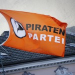 Flatterende Piratenflagge